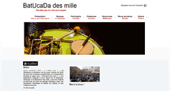 Desktop Screenshot of batucadadesmille.conservatoire-lyon.fr